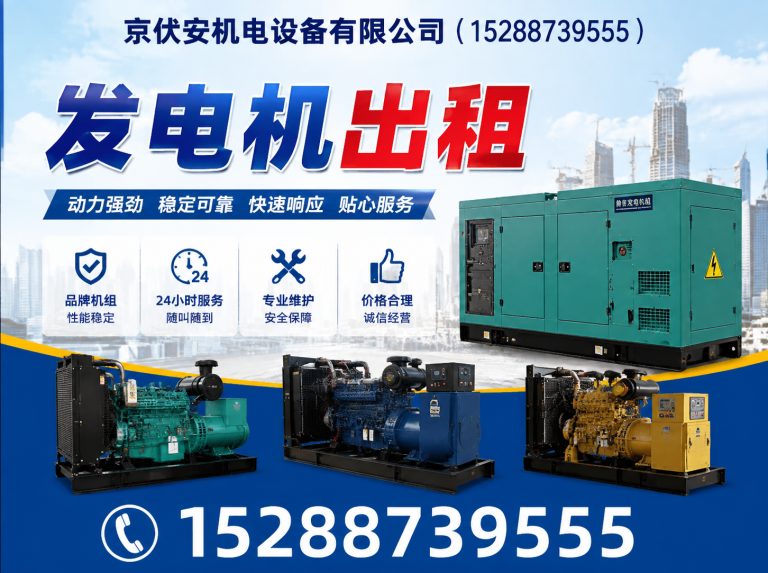 张家口发电车租赁展示图