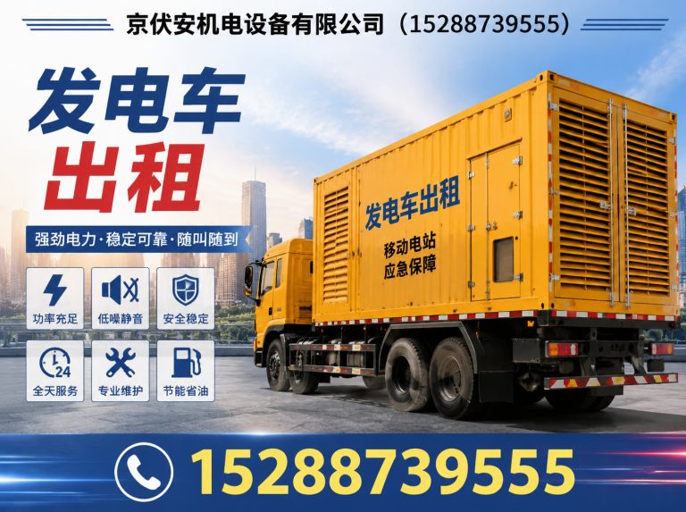 张家口发电机租赁展示图
