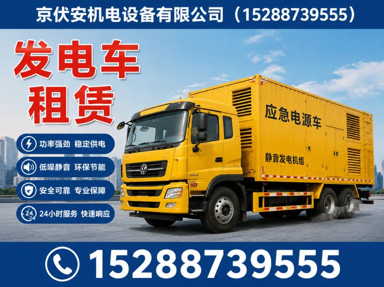 张家口柴油发电机组出租展示图